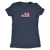 USA spelled with flag design -  Triblend T-Shirt