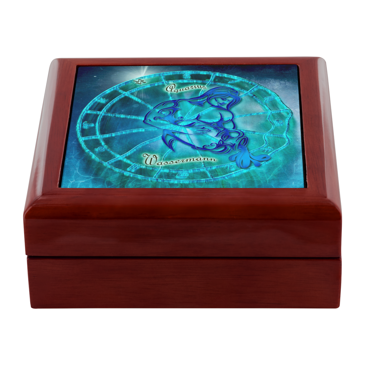 Zodiac Aquarius - Jewelry Box