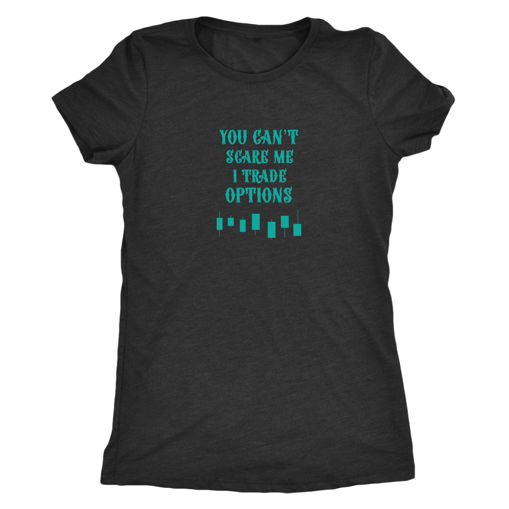 You can not scare me, I trade options - Triblend T-Shirt