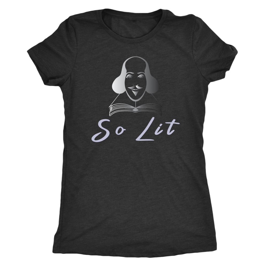 So Lit - Triblend Shakespeare T-Shirt
