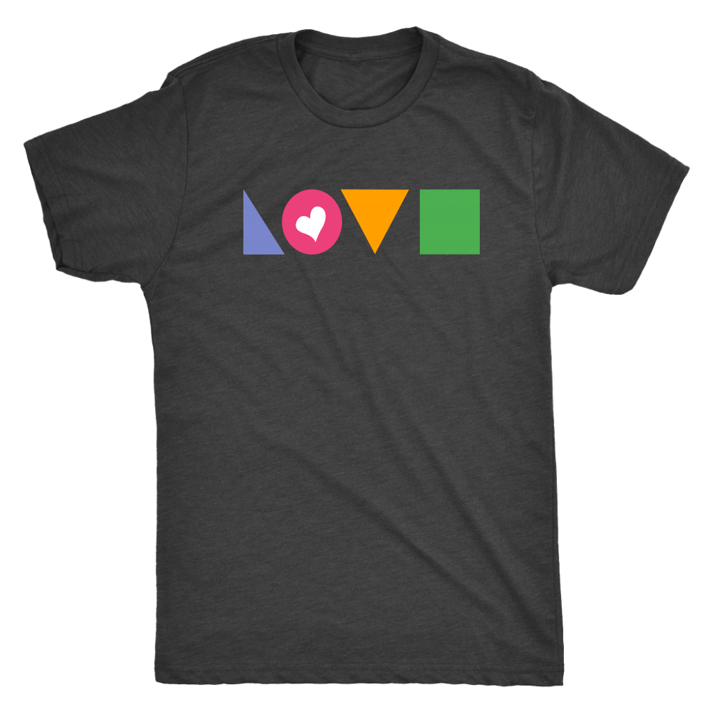 Geometry Love  - Triblend T-Shirt