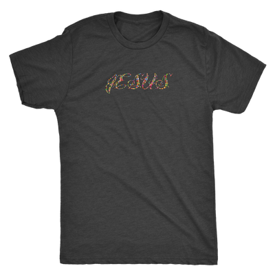Jesus chromatic spelling -  Triblend T-Shirt
