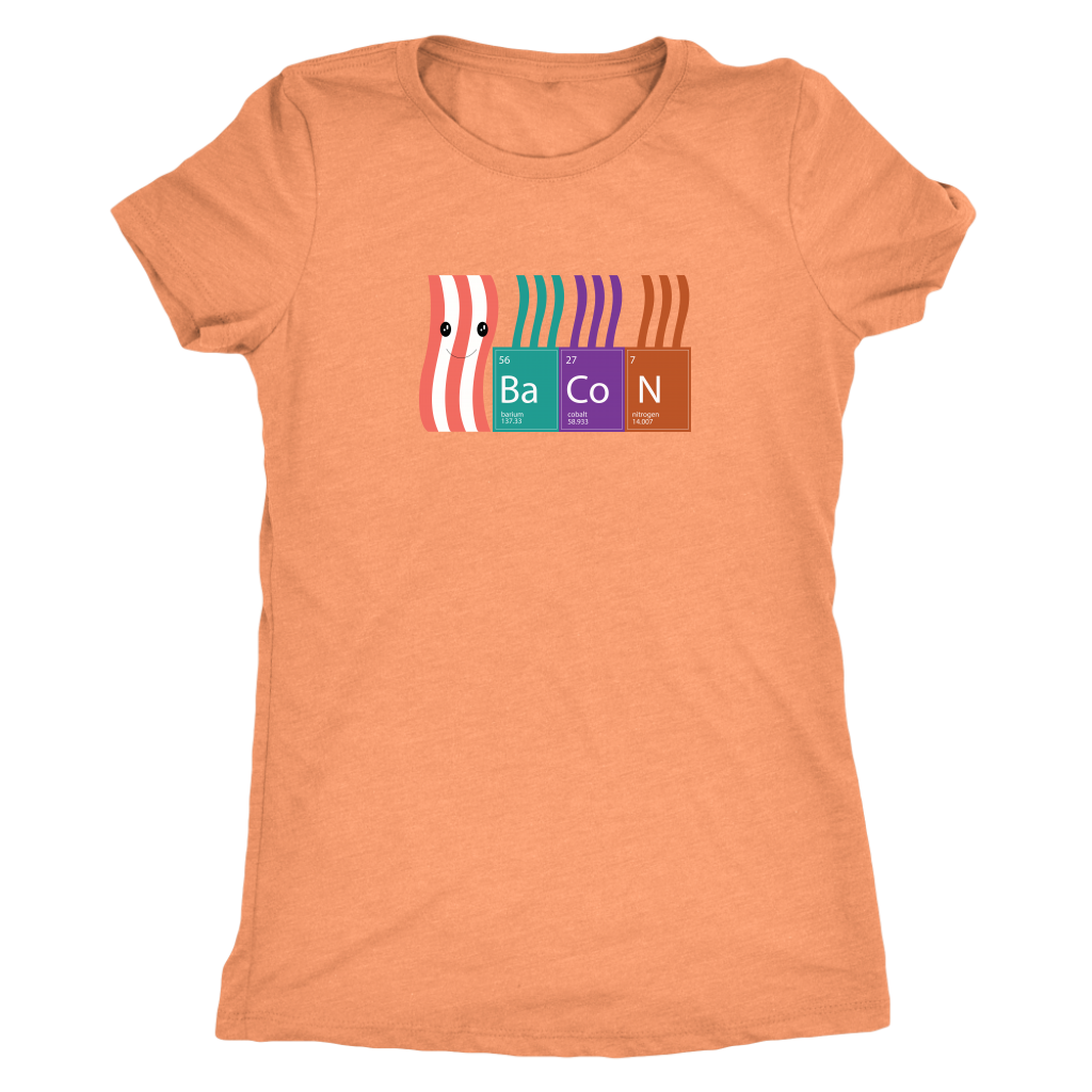 Bacon periodic table - Triblend T-Shirt