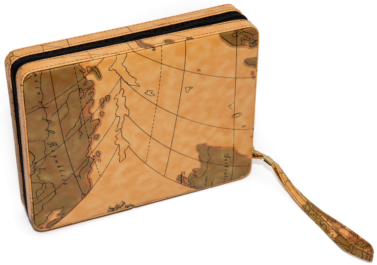 Travel size Zipper Map Backgammon
