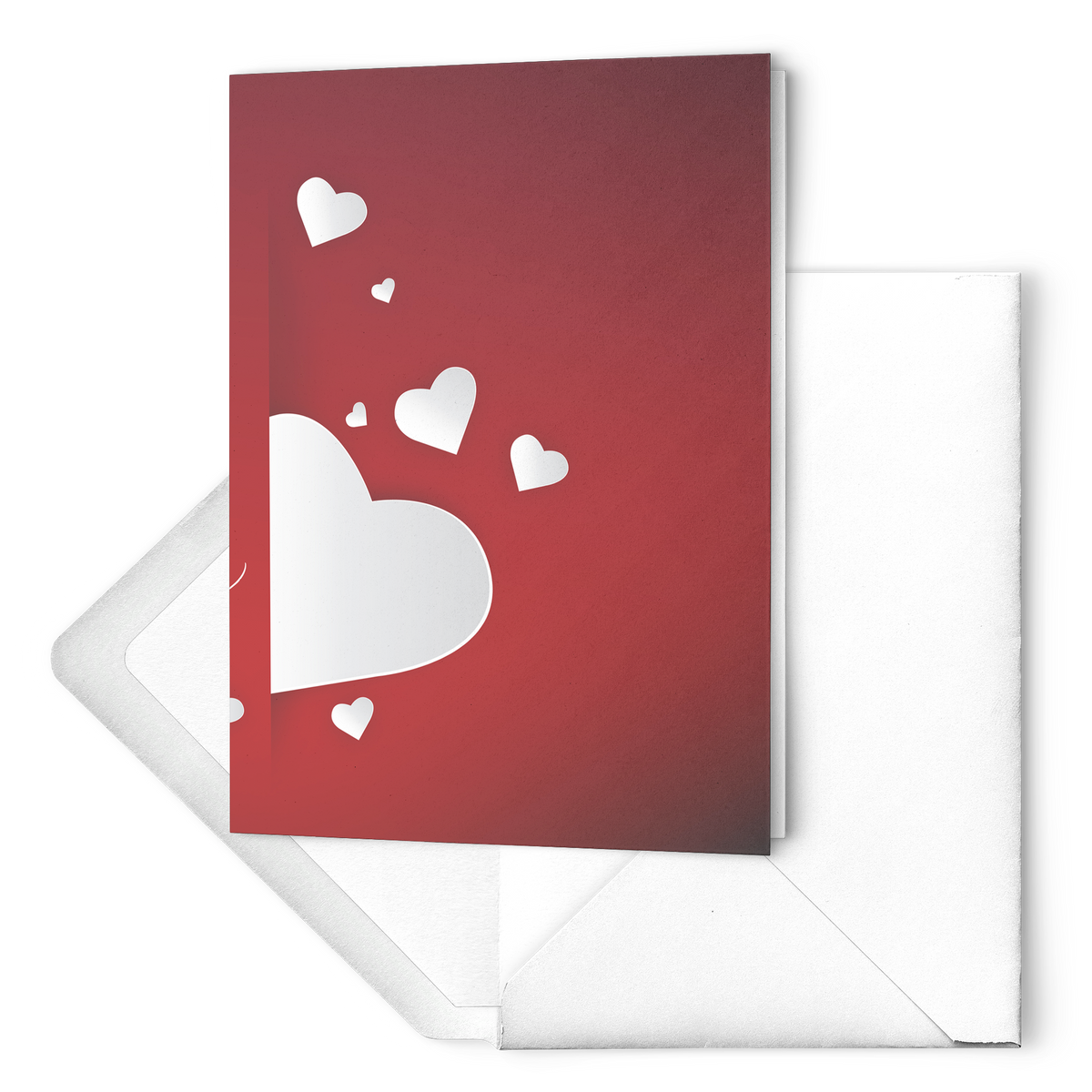 A heartful Valentines day - Folded Greeting Card (Pack of 10/30/50 pcs)
